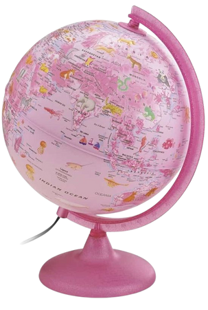 pink globe