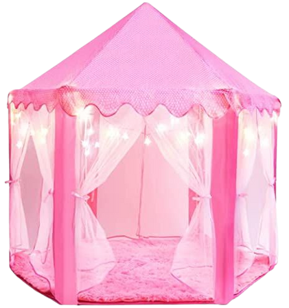 Amazon.com: Princess Tent for Kids Tent - 55" X 53" with Led Star Lights | Princess Toys | Kids Toys for Girls | Toddler Girl Toys | Kids Play Tent | Kids Playhouse | Princess Castle : Toys & Games