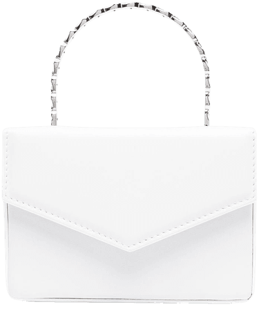 Shop white Amina Muaddi Pernille Supermini crystal-handle bag with Express Delivery - Farfetch