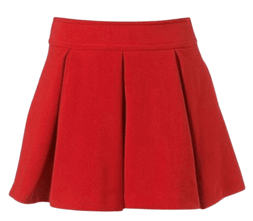 Red Uniform Skirt