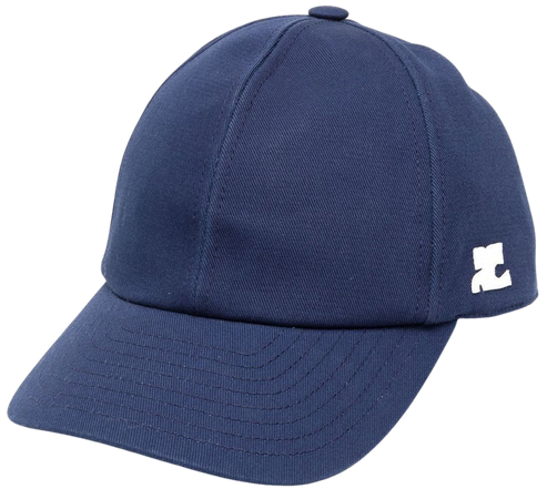 Courrèges logo-patch Baseball Cap - Farfetch