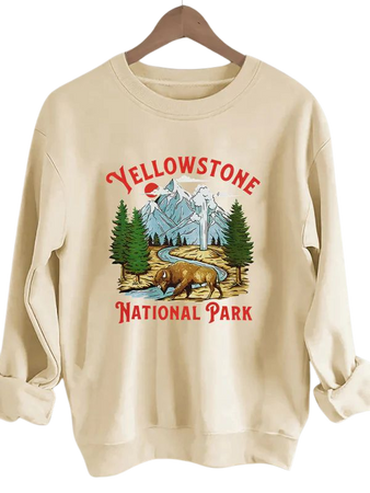 Yellowstone Women's Round Neck Casual Sweatshirt