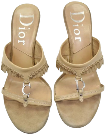 Dior Fringe Sandals