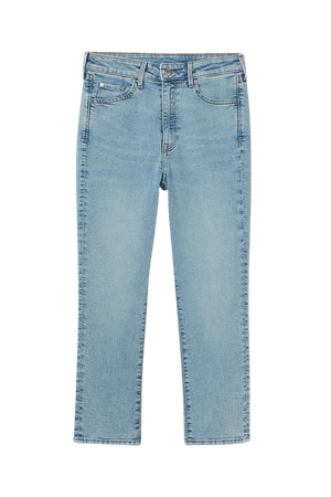 Skinny High Cropped Jeans - Light denim blue - Ladies | H&M US