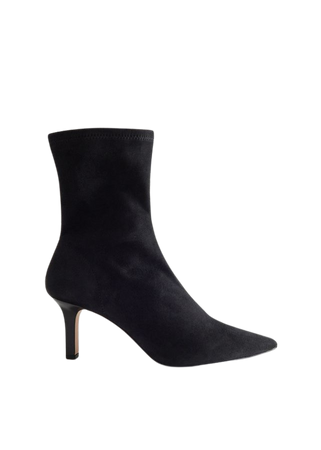 Pointy Sock Boots - Black suede - & Other Stories WW