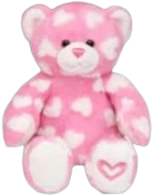 pink hearts teddy build a bear
