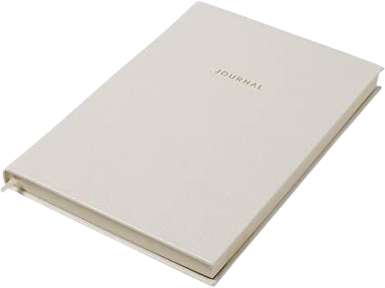 Amazon.com : Eccolo Medium Lined Journal Notebook, Hardbound Cover, A5 Writing Journal, 256 Ruled Ivory Pages, Ribbon Bookmark, Lay Flat, Notebook for Work or School (White, 5.75-x-8.25 inches) : Office Products
