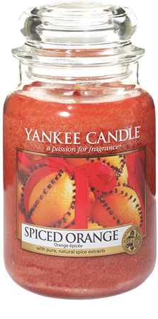 Amazon.de: Yankee Candle Duftkerze im Glas (groß) | Spiced Orange | Brenndauer bis zu 150 Stunden