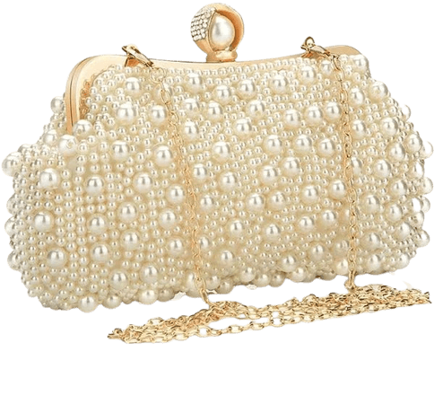 pearl and gold evening purse - Google Shopping