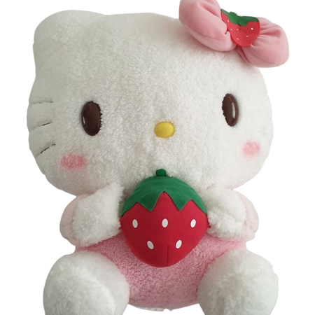hello kitty strawberry plushie