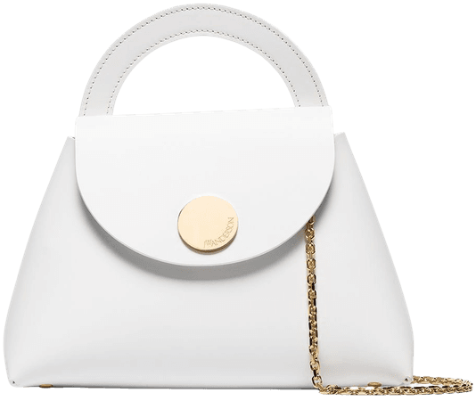 Shop JW Anderson Arc leather tote bag with Express Delivery - FARFETCH