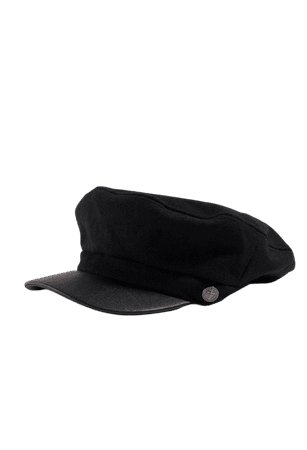 Felt Baker Boy Hat Black | na-kd.com