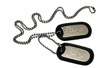 personalised american army dog tag necklace by armydogtags | notonthehighstreet.com