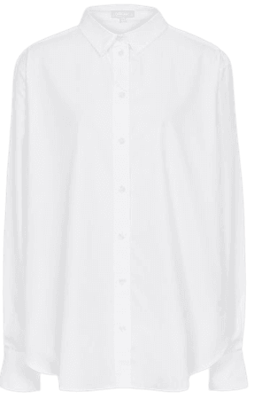 Jenny White Cotton Poplin Shirt – REISS