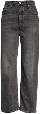 Levi's® High Waist Straight Leg Ankle Jeans | Nordstrom