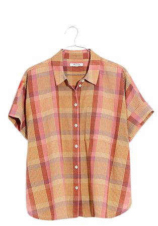 Daily Shirt in Neon Madras Plaid