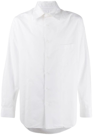 Yohji Yamamoto Long Sleeved Cotton Shirt - Farfetch