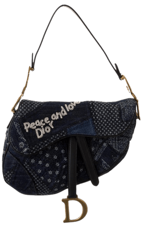 Christian Dior 2018 Peace And Love Saddle Bag - Handbags - CHR120536 | The RealReal