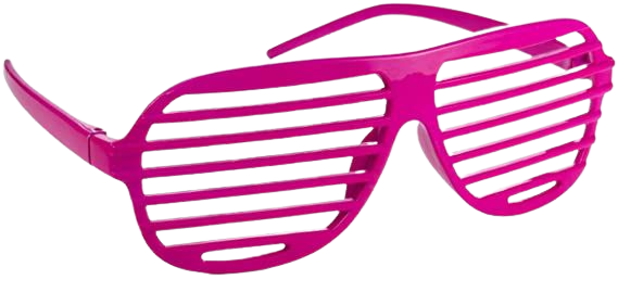 Amazon.com: Neon Pink Shutter Shades Fun Novelty Plastic Party Sunglasses : Clothing, Shoes & Jewelry