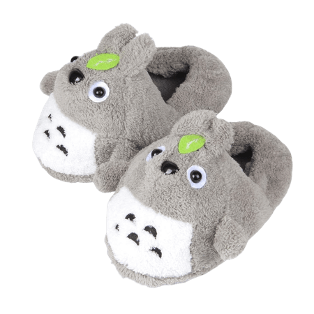 My Neighbor Totoro Plush Slippers - Ghibli Store