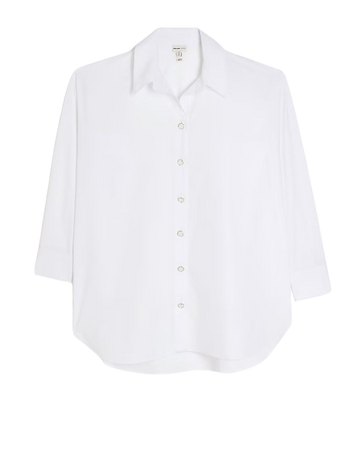 White lace back shirt | River Island