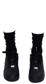 black sneakers shoes png