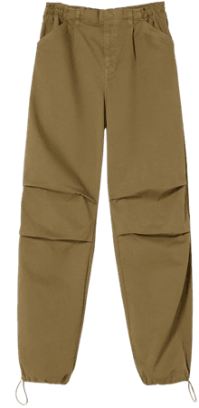 Loose fit parachute sweatpants - Pants - Woman | Bershka