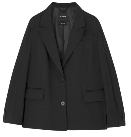 Long blazer with pockets - pull&bear