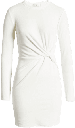 Long Sleeve Twist Body-Con Dress | Nordstrom