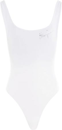 Mugler- white signature bodysuit