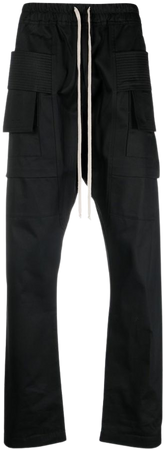 Rick Owens DRKSHDW ribbed-panel Cargo Trousers - Farfetch