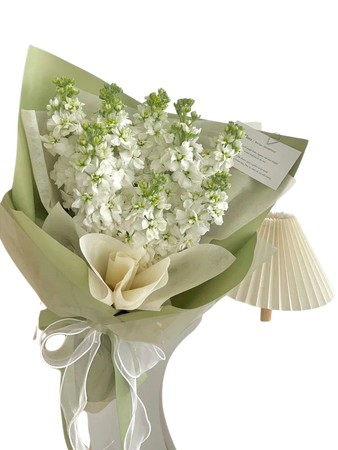 white green flower