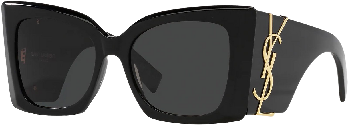 Saint Laurent Sl M119 Blaze 54 Black & Black Sunglasses | Sunglass Hut USA