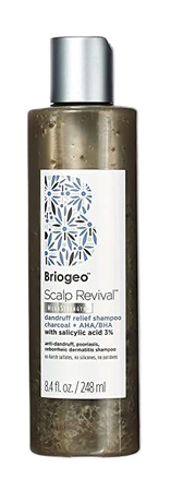 Amazon.com : Briogeo Scalp Revival MegaStrength+ Dandruff Relief Shampoo Charcoal + AHA/BHA with Salicylic Acid 3% - Anti Dandruff Shampoo Treatment. 8.4 fl oz. : Beauty & Personal Care