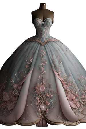 Rose Ball gown