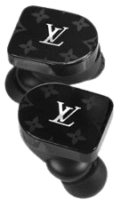 $995.00 LOUIS VUITTON HORIZON BLACK MONOGRAM EARPHONES