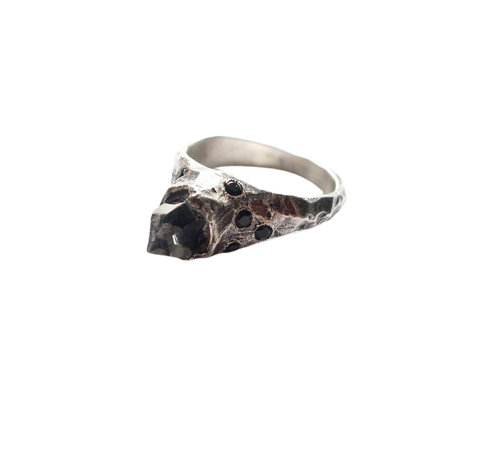 Herkimer Pave Stone Ring – Mary Gallagher
