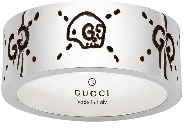 GUCCI- Ghost Silver Ring - Google Search