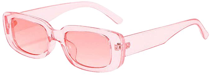Amazon.com: Dollger Rectangle Sunglasses for Women Retro Y2K PINK Sunglasses Sugar 90s sunglasses Pink2 : Clothing, Shoes & Jewelry