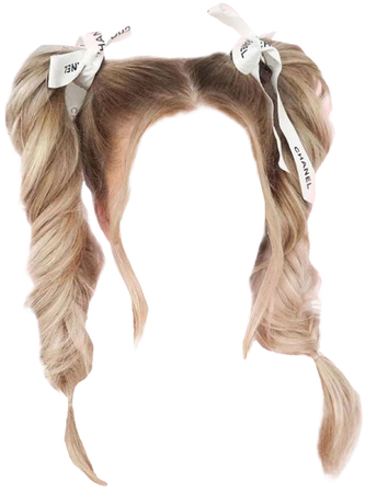 blonde pigtail braids | @rosierubyjane