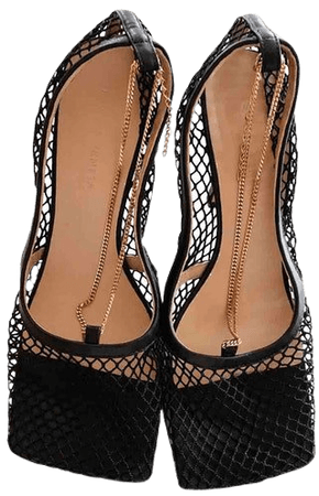 Stretch cloth heels Bottega Veneta Black size 40 EU in Cloth - 9996207