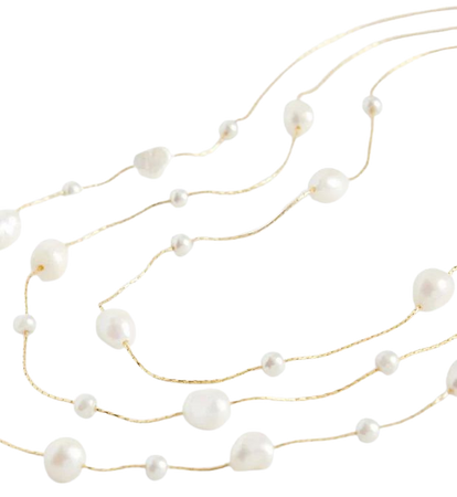 Classic Pearl Illusion Necklace | Talbots