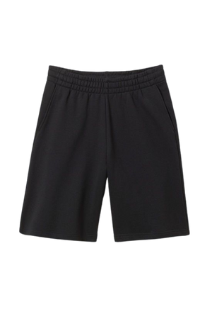 Loose Fit Terry Sweat-Shorts - Black - Weekday WW