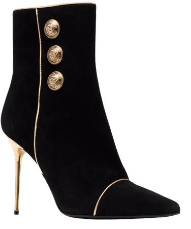 Balmain Robin Suede Ankle Boots - Farfetch