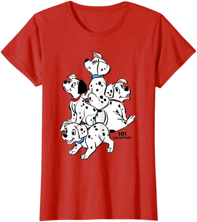 Amazon.com: Disney 101 Dalmatians Group Shot Puppies T-Shirt : Clothing, Shoes & Jewelry