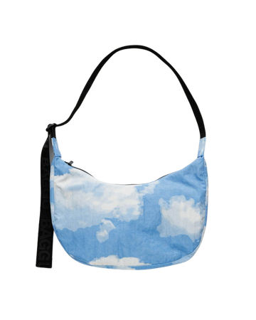 Medium Nylon Crescent Bag : Clouds - Baggu