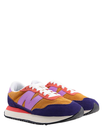 New Balance 237 sneakers in purple and orange | ASOS