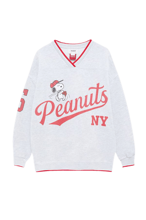 Peanuts Snoopy college sweatshirt - pull&bear