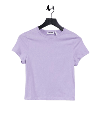 Weekday Forever T-shirt in lilac | ASOS