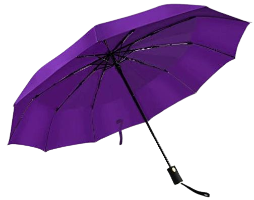 Umbrella Windproof Compact Travel Folding Double Canopy Umbrella Fast Drying Water-repellent Strong Automatic Open/Close One Handed Slip-Proof Handle for Ladies/Men-Purple: Amazon.co.uk: Luggage